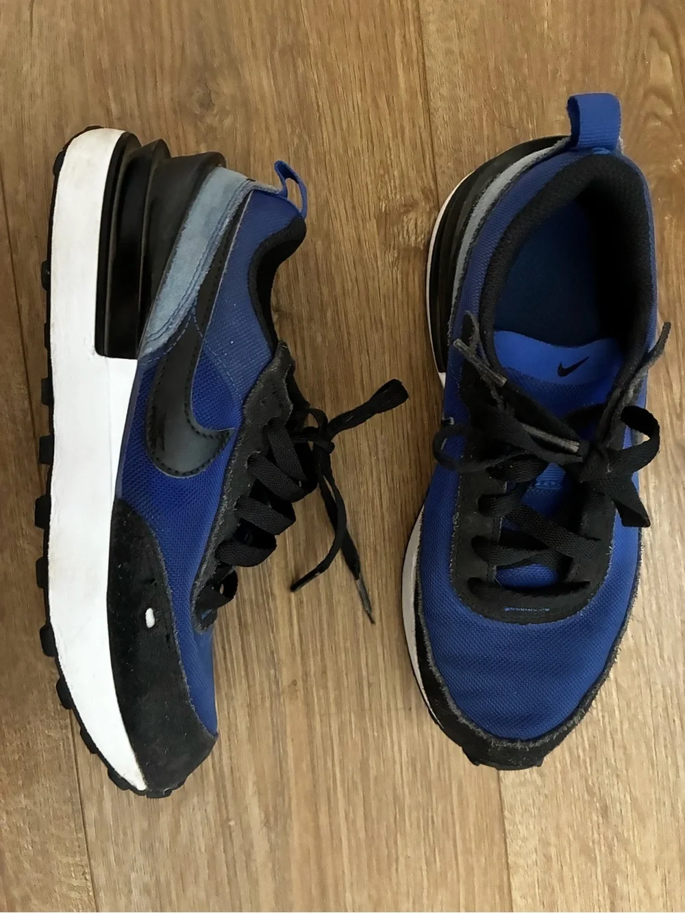 Nike Kids Blue and Black Athletic Shoes